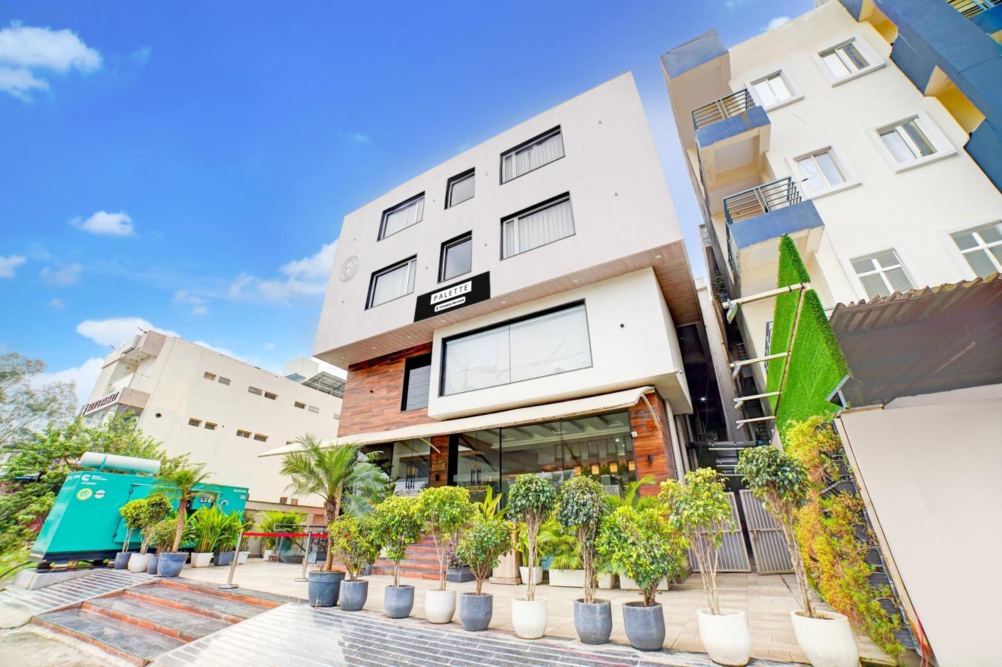 Hotel Palette Patel Nagar Bhopal Exterior foto